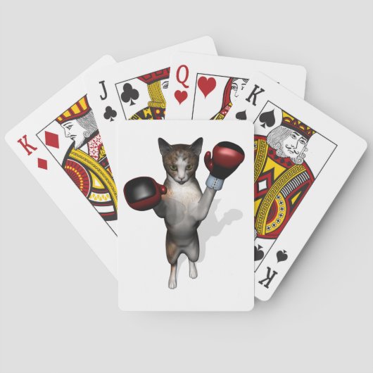 Boxer Tabby Pokerkaarten (Achterkant)