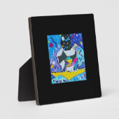 Boxer Tafelblad Plaque met Ezel Fotoplaat (Voorkant)