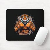 Boxer Tiger Funny Boxing Tiger Graphic Mannen Vrou Muismat (Met muis)