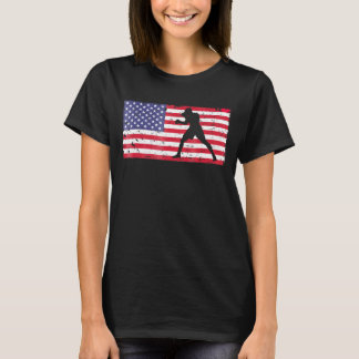Boxer Top T-shirt van Amerikaanse vlag