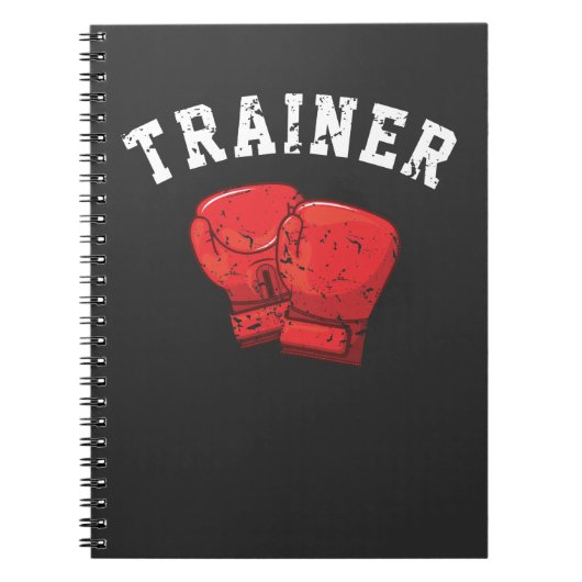 Boxer-trainer voor persoonlijke touringcartraining notitieboek (Voorkant)