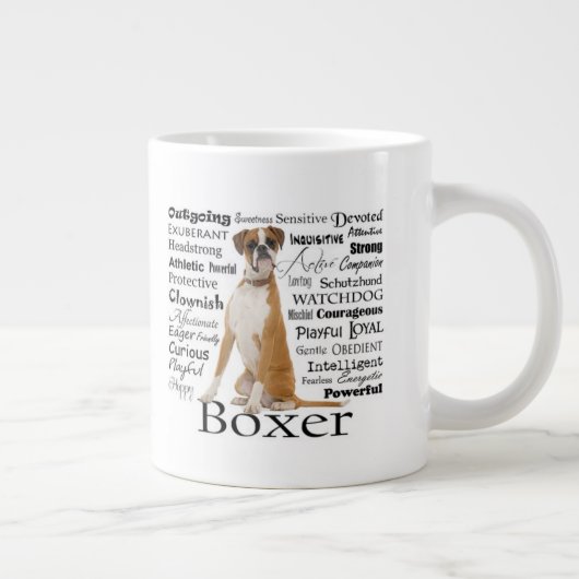 Boxer Traits Jumbo Mok (Rechts)