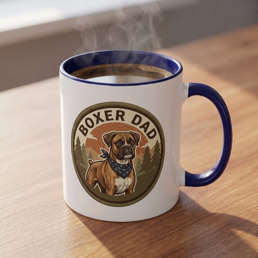 Boxer Vader koffiemok | Boxer hond vader cadeau Mok