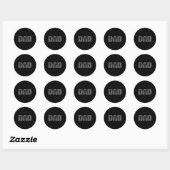 Boxer Vaders Dag Boksen Liefhebber Box Gift Traini Ronde Sticker (Vel)