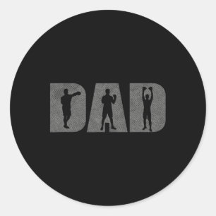 Boxer Vaders Dag Boksen Liefhebber Box Gift Traini Ronde Sticker
