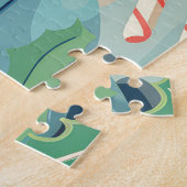 Boxer Vakantie Bakken: Feestelijke Kerst Legpuzzel (Zijkant)