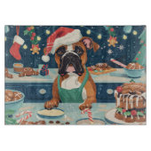 Boxer Vakantie Bakken: Feestelijke Kerst Snijplank (Voorkant)