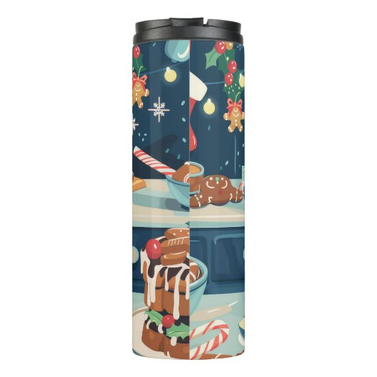 Boxer Vakantie Bakken: Feestelijke Kerst Thermosbeker (Achterkant)