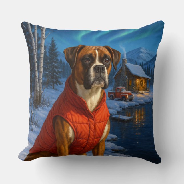 Boxer Vakantie  Kussen (Voorkant)