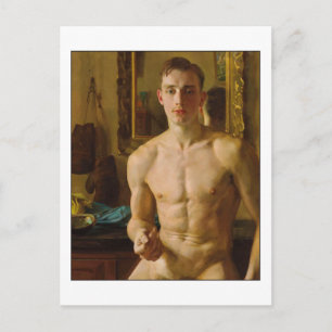 Boxer van Konstantin Somov Briefkaart