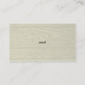 Boxer Visitekaartje (Achterkant)