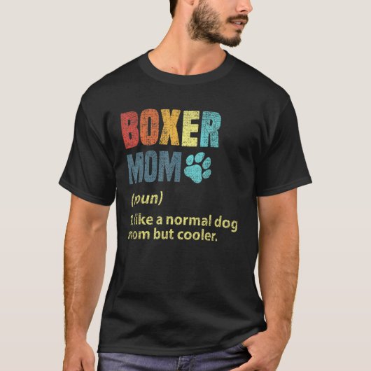 Boxer voor Boxer Mam T-shirt (Voorkant)