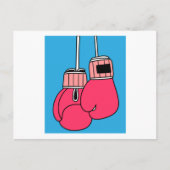 Boxer Vrouw Boxer Retro Boxing Briefkaart (Voorkant)