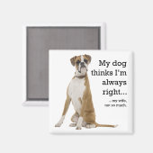 Boxer vs. Wife Magnet (Voorkant / Achterkant)