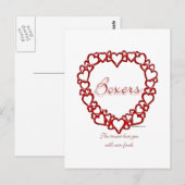 Boxer Ware Liefde Briefkaart (Voorkant / Achterkant)