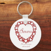 Boxer Ware Liefde - Sleutelhanger (Voorkant)