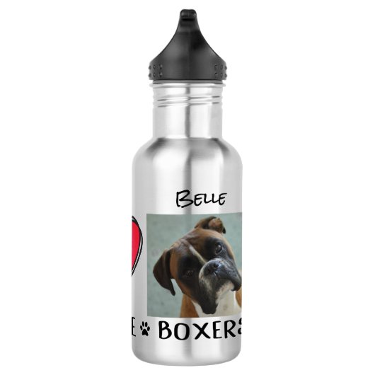 Boxer Waterfles Hondenliefhebbers Waterfles (Rechts)