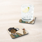 Boxer Wine Snob Bier Onderzetter (Rechterzijde)