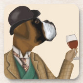 Boxer Wine Snob Bier Onderzetter (Voorkant)