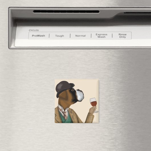 Boxer Wine Snob Magneet (Insitu (Vaatwasser))