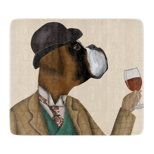 Boxer Wine Snob Snijplank (Voorkant)
