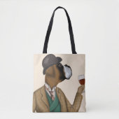 Boxer Wine Snob Tote Bag (Voorkant)