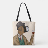 Boxer Wine Snob Tote Bag (Achterkant)