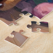 Boxer with Oversized Plush Heart Valentine's Day Legpuzzel (Zijkant)