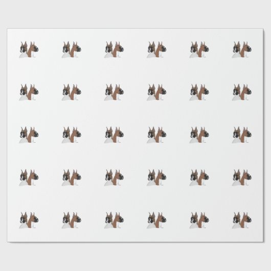 Boxer wrappapier cadeaupapier (Vlak)