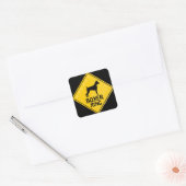 Boxer Xing Vierkante Sticker (Envelop)