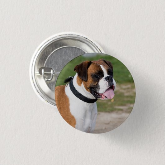 Boxer-zitting Ronde Button 3,2 Cm (Voorkant /achterkant)