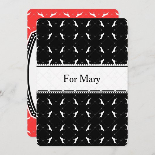 Boxerdog Karro Kaart (Voorkant / Achterkant)