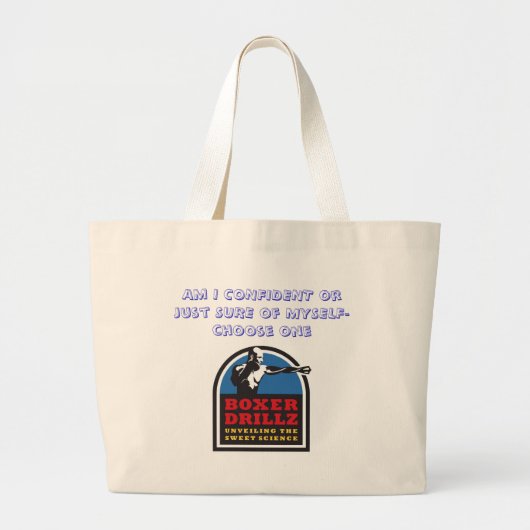 BoxerdrillZ-handtas Grote Tote Bag (Voorkant)