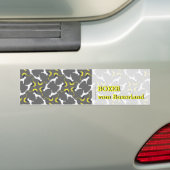 Boxerfokker sticker (Op auto)