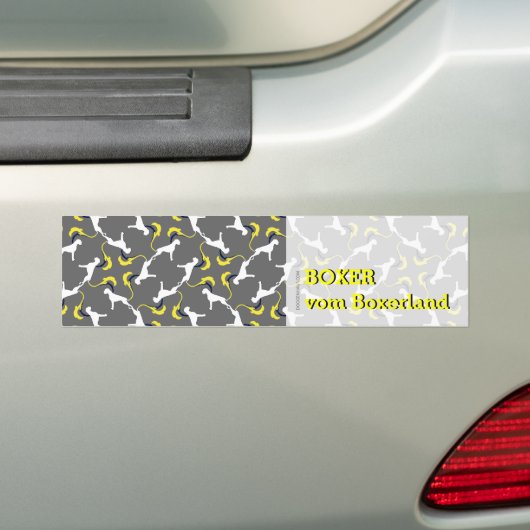 Boxerfokker sticker (Op auto)