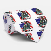 Boxerhond Biker Stropdas (Opgerold)