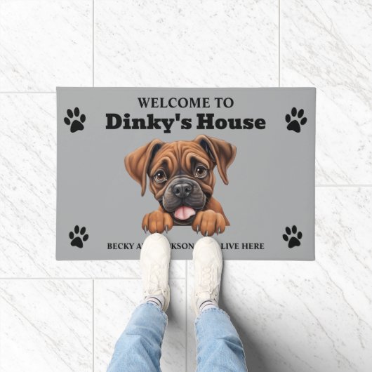 Boxerhond Deurmat (Binnen)