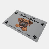 Boxerhond Deurmat (Schuin)
