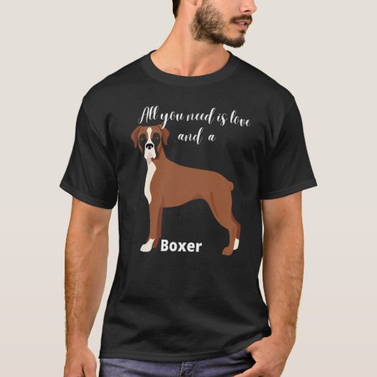 Boxerhond  Dier  Huisdier T-shirt (Voorkant)