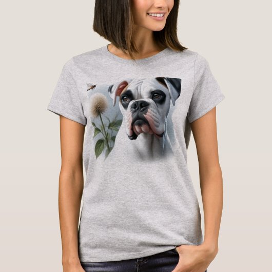Boxerhond en Natuur T-shirt (Voorkant)