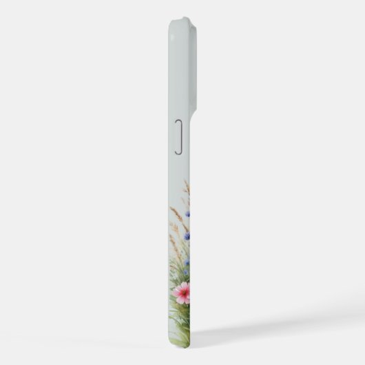 Boxerhond en wilde bloemen iPhone hoesje (Rechterkant)