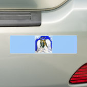 Boxerhond engel bumpersticker (Op auto)