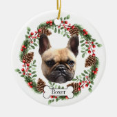 Boxerhond Gepersonaliseerd Ornament voor huisdiere (Voorkant)