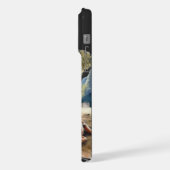 Boxerhond in de schaduw Aquarel Kunst iPhone Hoesje (Linkerkant)