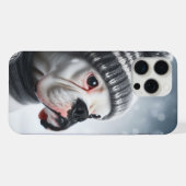 Boxerhond in de Winter iPhone Hoesje (Achterkant horizontaal)