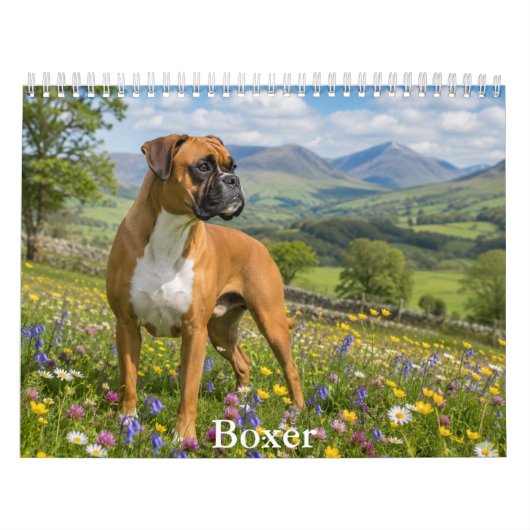 Boxerhond Kalender (Hoes)