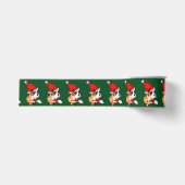 Boxerhond Kerstmis Grosgrain Lint (Voorkant)