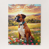 Boxerhond Legpuzzel (Verticaal)