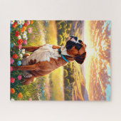 Boxerhond Legpuzzel (Horizontaal)