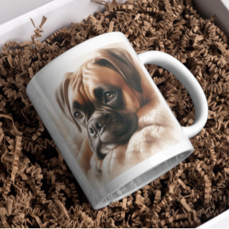 Boxerhond: Meester van Chillen & Expert Knuffelaar Koffiemok